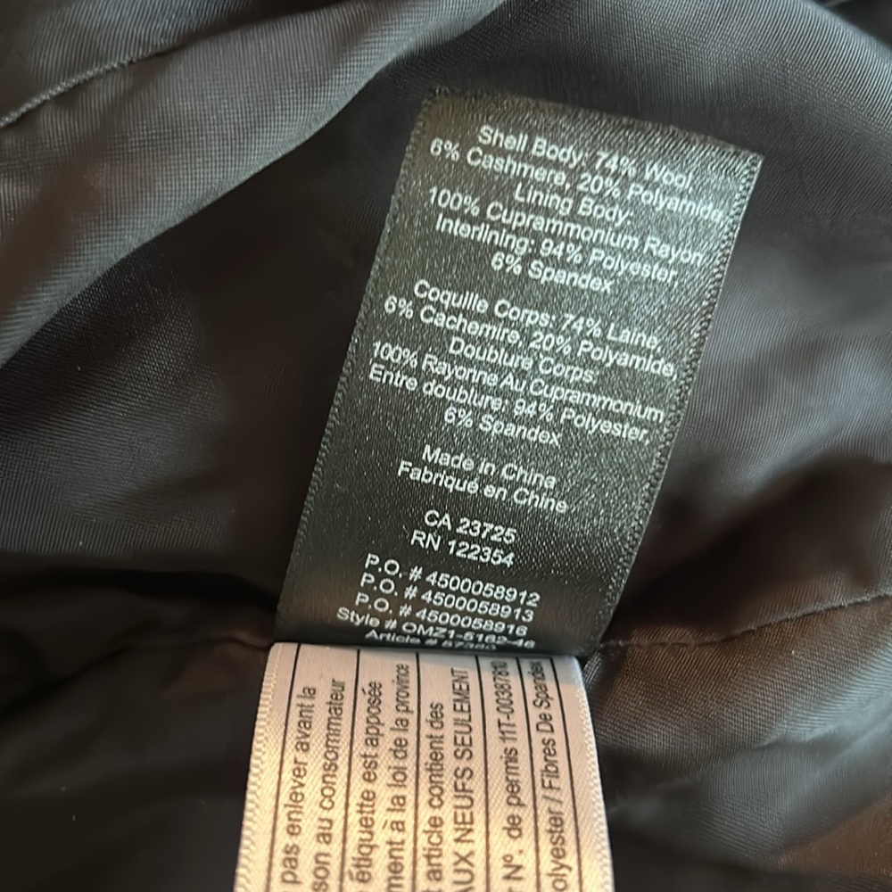 Babaton Black Belted Coat - Picture 8 of 12